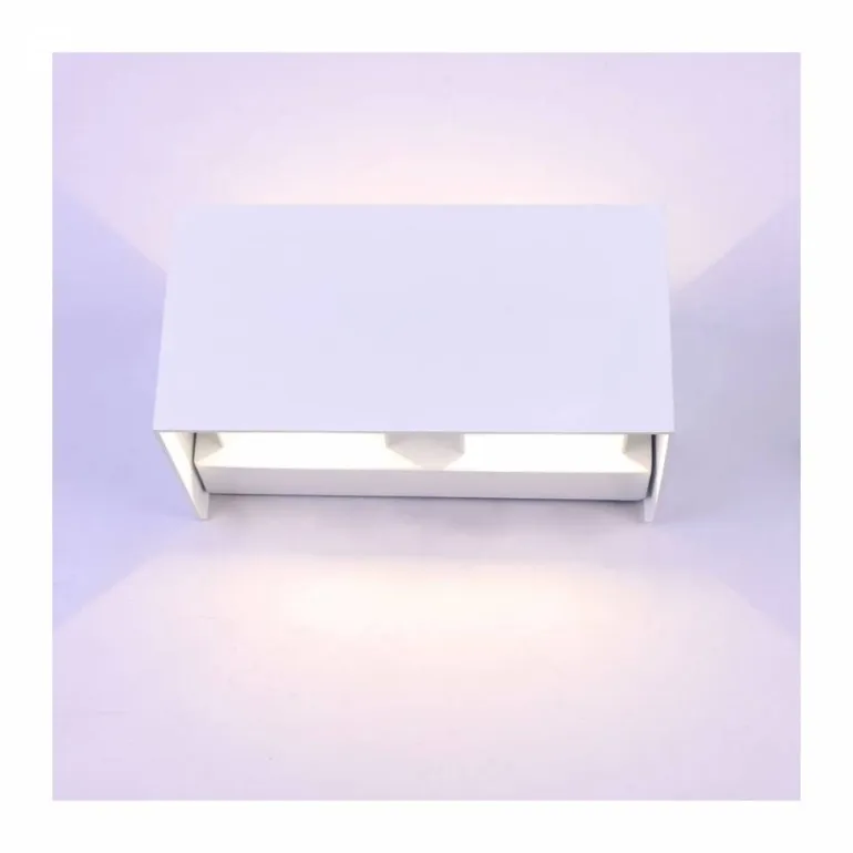 Aplique Cube Plus acabado blanco LED 20w 4000k 1400lm IP54 estilo moderno