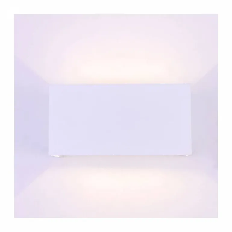 Aplique Cube Plus acabado blanco LED 20w 4000k 1400lm IP54 estilo moderno