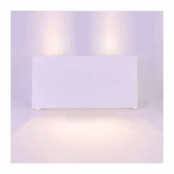 Aplique Cube Plus acabado blanco LED 20w 4000k 1400lm IP54 estilo moderno
