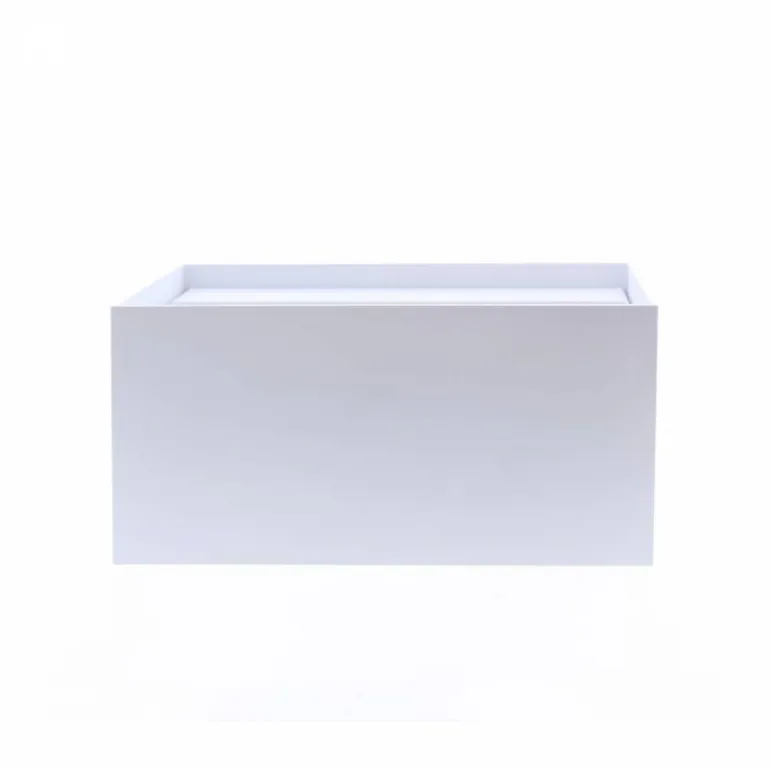 Aplique Cube Plus acabado blanco LED 20w 4000k 1400lm IP54 estilo moderno