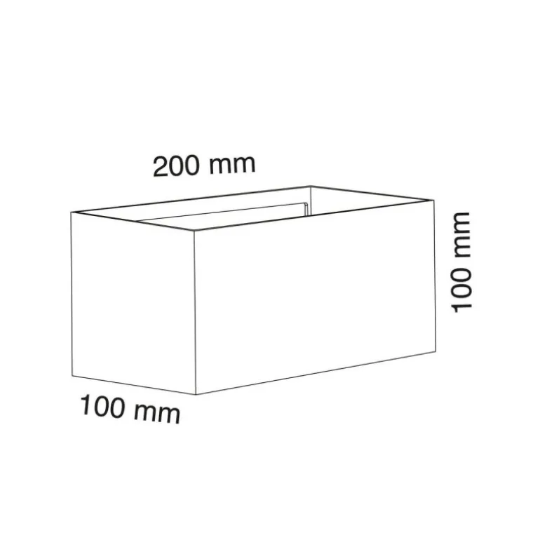 Aplique Cube 20w Antracita