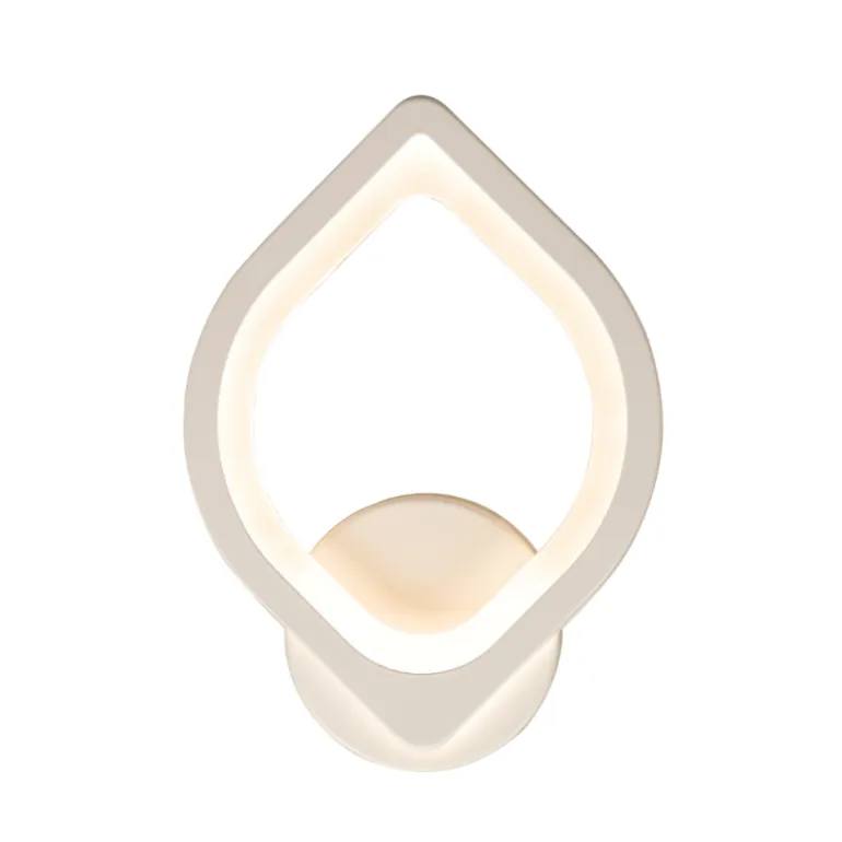 Aplique de pared Hoja Blanca LED 8w 4000K