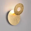 Aplique de pared Leano Oro Circular LED 6w 3000k