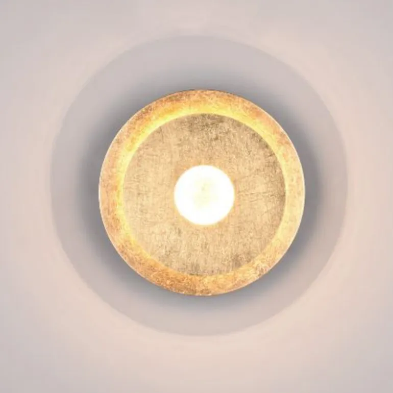 Aplique de pared Leano Oro Circular LED 6w 3000k