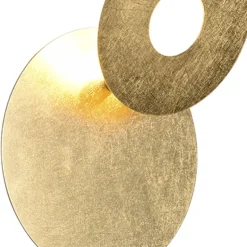 Aplique de pared Leano Oro Circular LED 6w 3000k