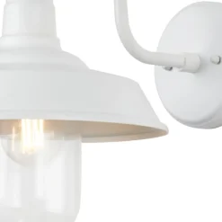 Aplique de pared Medina Blanco 1XE27 IP44