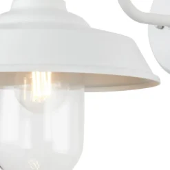 Aplique de pared Medina Blanco 1XE27 IP44