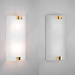 Aplique de pared Pura Bronce Viejo 2XE27 40cm Alto