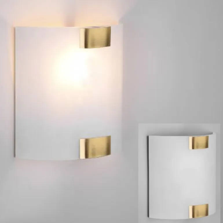 Aplique de pared Pura Bronce Viejo 1XE27 20cm Alto