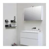 Aplique de pared Roth LED 6w 4000k 420lm IP44 acabado negro estilo moderno 30cm con 3 modos de instalación diferentes