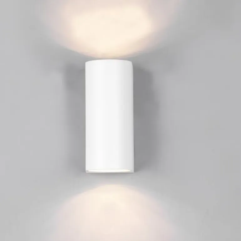 Aplique de pared Roya Semicircular Blanco 2XGU10 IP44