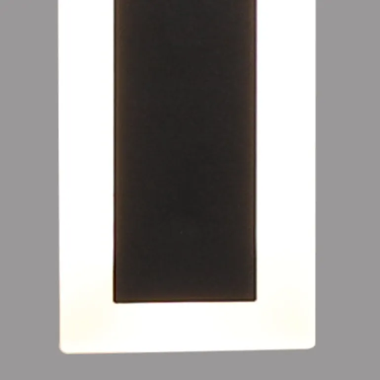 Aplique Lineal Negro 80 LED 19W 4000K 60CM