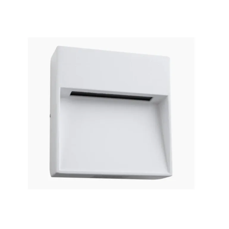 Aplique superficie cuadrado 6w BL