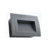 Baliza de empotrar 6w gris oscuro 3000k