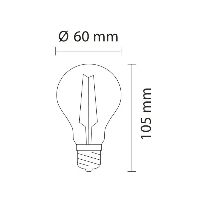 Bombilla estándar 10w 3000k Dimmable