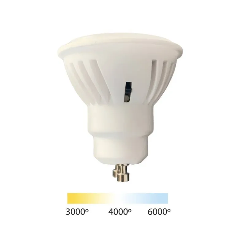 Bombilla GU10 8.2w 3 tonos