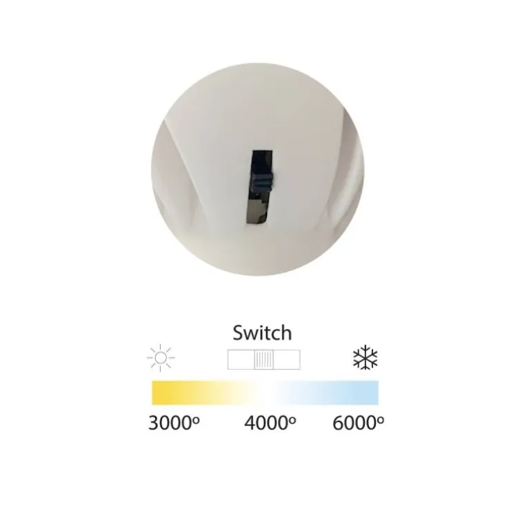 Bombilla GU10 8.2w 3 tonos
