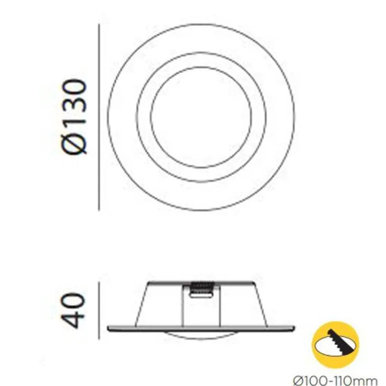 Downlight Oasis 6w 5000k IP44