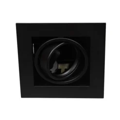 Empotrable Cardan Negro 1L GU10