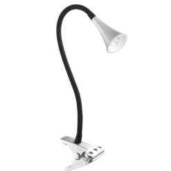 Flexo de pinza Cala Gris/negro