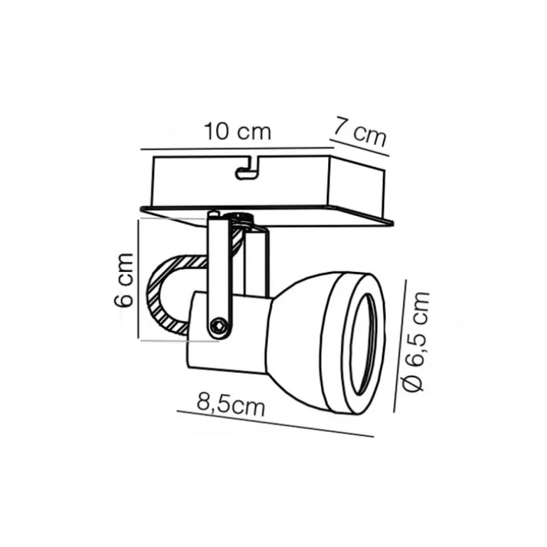 Foco 1l Heli Blanco