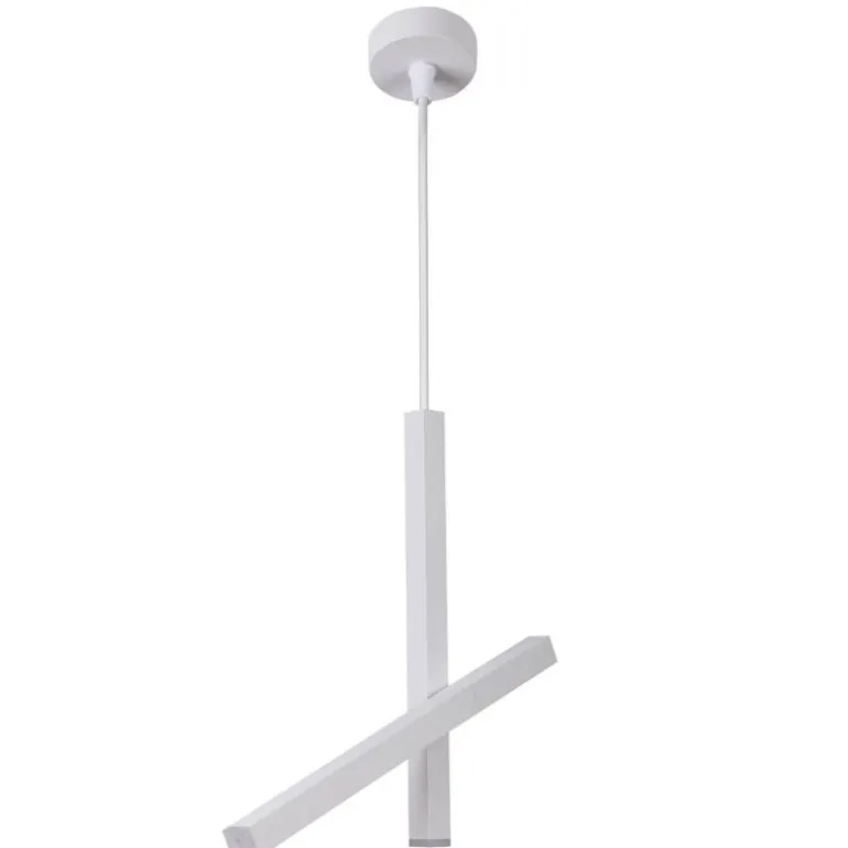 Lampara colgante Bambu blanco