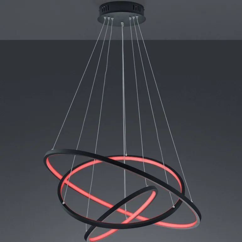 Lámpara colgante Aarón RGB+APP Antracita
