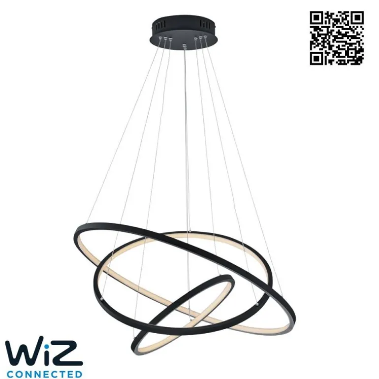 Lámpara colgante Aarón RGB+APP Antracita