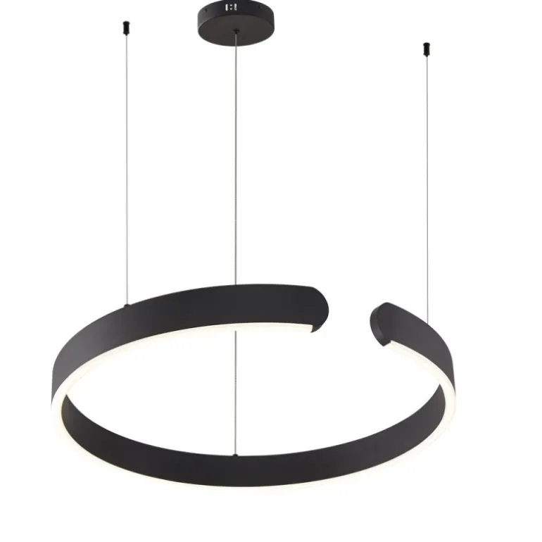 Lámpara colgante Aura Negro