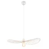 Lámpara colgante de techo Chapeau Blanco 1XE27 60cm Ø