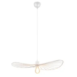 Lámpara colgante de techo Chapeau Blanco 1XE27 60cm Ø