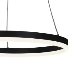 Lámpara colgante Doble Negro 40