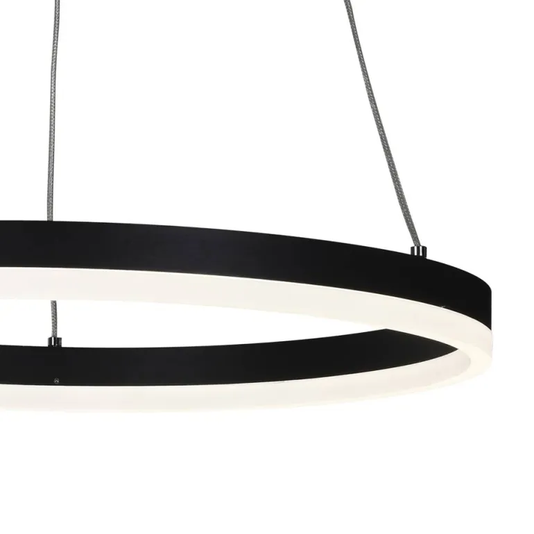 Lámpara colgante Doble Negro 40