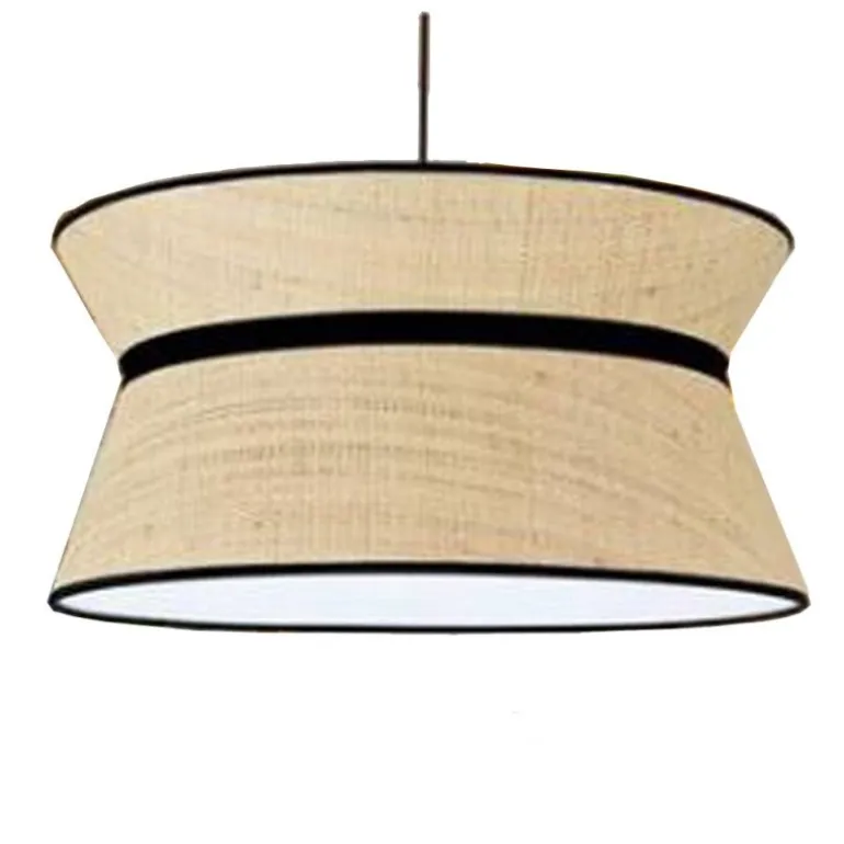 Lámpara colgante Drac 466-40 Caña Beige