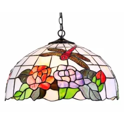 Lámpara colgante Tiffany Libélula