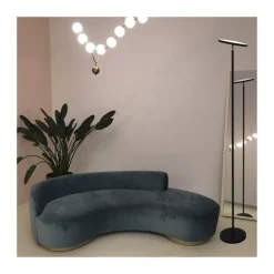 Lámpara de pie Denzel LED 24w 3CCT 2200lm acabado negro estilo moderno con mando a distancia incluido 25cm Ø