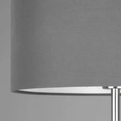 Lámpara de pie Hotel Níquel Pant gris