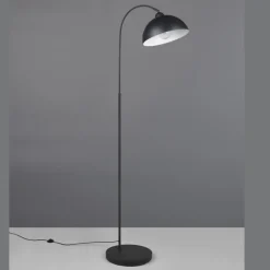 Lámpara de pie Sierra Negro 1XE27 170cm Alto
