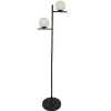 Lámpara de pie Vencejo Negro 2XE27 160CM H