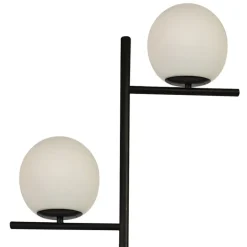 Lámpara de pie Vencejo Negro 2XE27 160CM H
