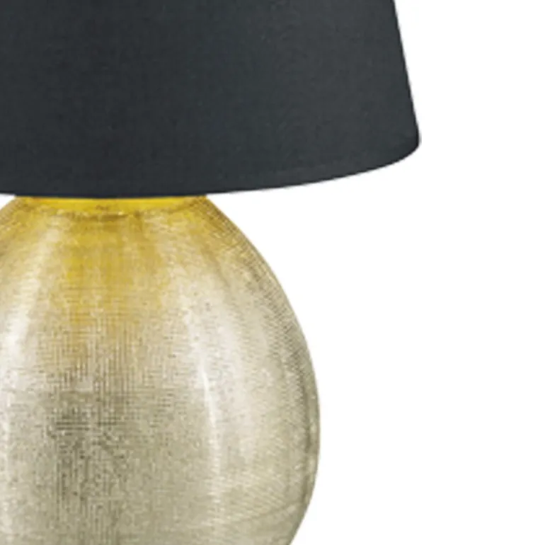 Lámpara de sobremesa Luxor Cerámica Oro 1XE27 24CM Ø