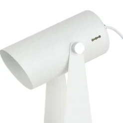Lámpara de sobremesa Nesta blanco 1 luz 1XE27 cabezal orientable estilo moderno