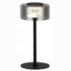 Lámpara de sobremesa Ónix LED integrado 6W 4000K 420lm acabado negro estilo moderno 15cm Ø