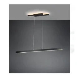Lámpara de techo colgante Blefast LED integrado 45w tonalidad 3000k 3 intensidades acabado negro estilo moderno