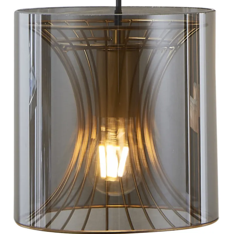Lámpara de techo colgante Bruno 5 luces 5XE27 acabado negro estilo moderno 38cm Ø