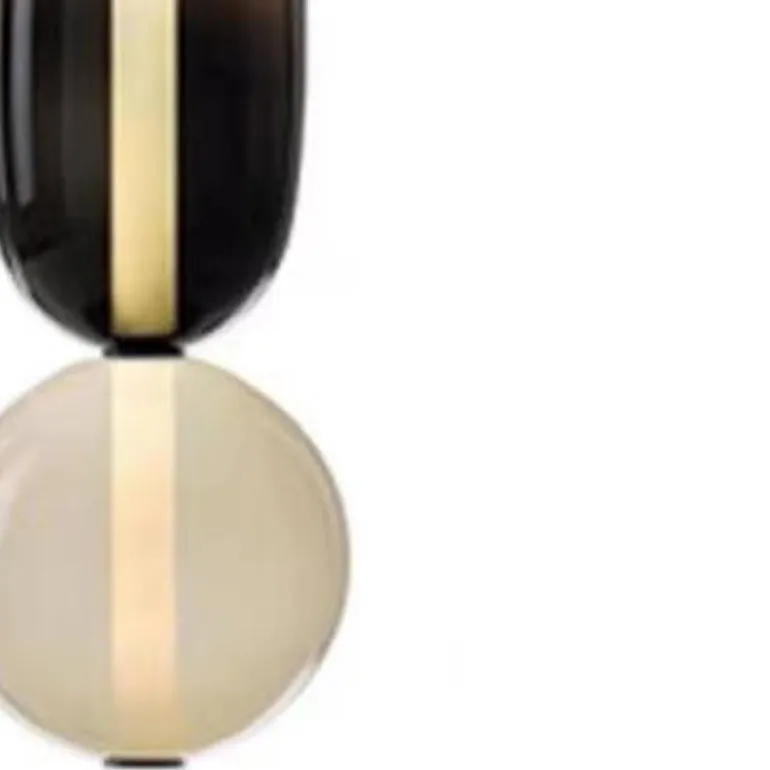 Lámpara de techo colgante Bubble 5 LED integrado 12w tonalidad 4000k acabado cristal estilo moderno 15cm Ø