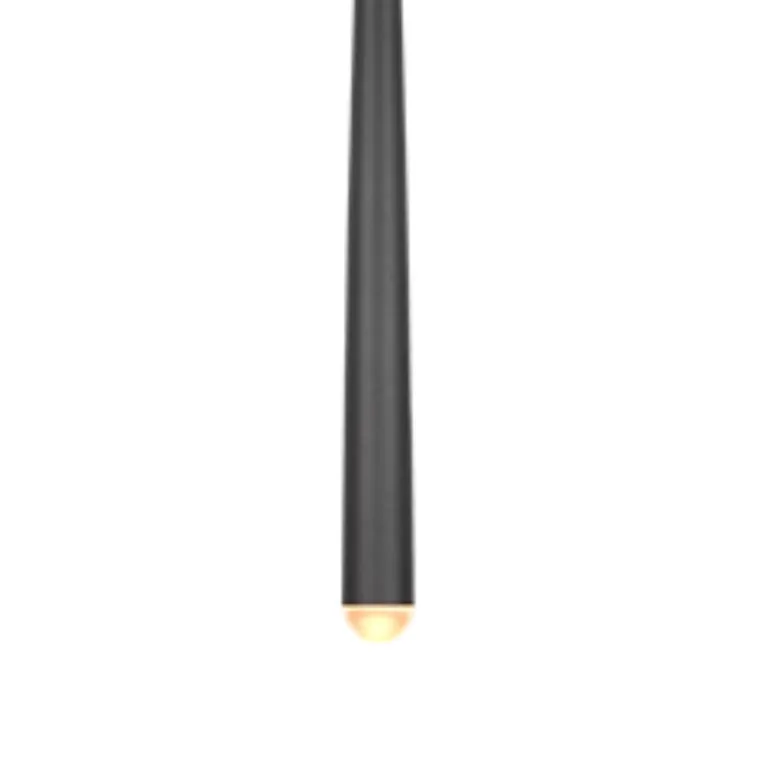 Lámpara de techo colgante Cala negro LED 5.5w 550lm 2300+3000+4000k estilo moderno 14cm Ø