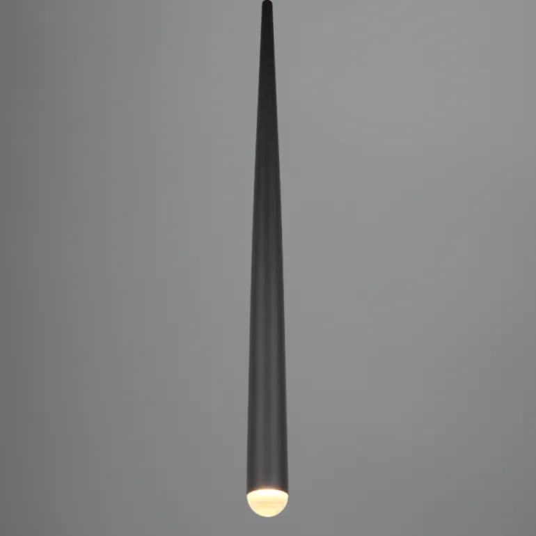 Lámpara de techo colgante Cala negro LED 5.5w 550lm 2300+3000+4000k estilo moderno 14cm Ø