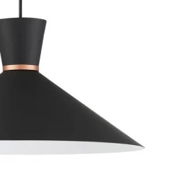 Lámpara de techo colgante Circus XL 1xE27 acabado metal negro estilo moderno 39.5cm Ø