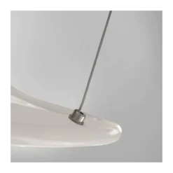 Lámpara de techo colgante Dunia LED integrado 53w 3CCT acabado blanco estilo moderno mando a distancia incluido